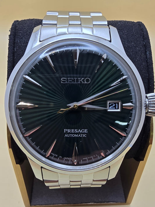Seiko Presage Green Cocktail Time 40.5mm full set