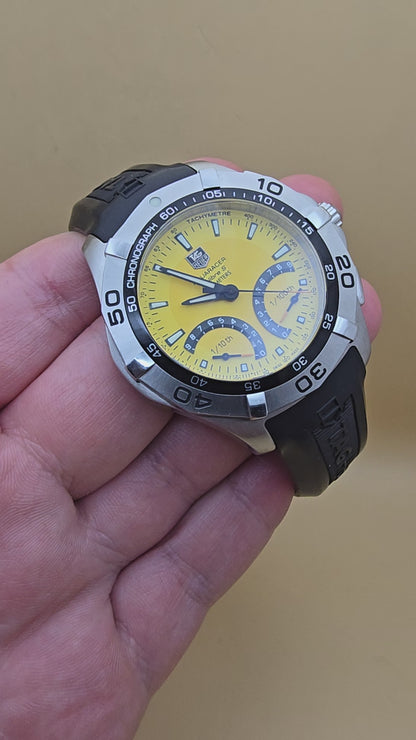 TAG Heuer Aquaracer Yellow Caliber S 43mm full set