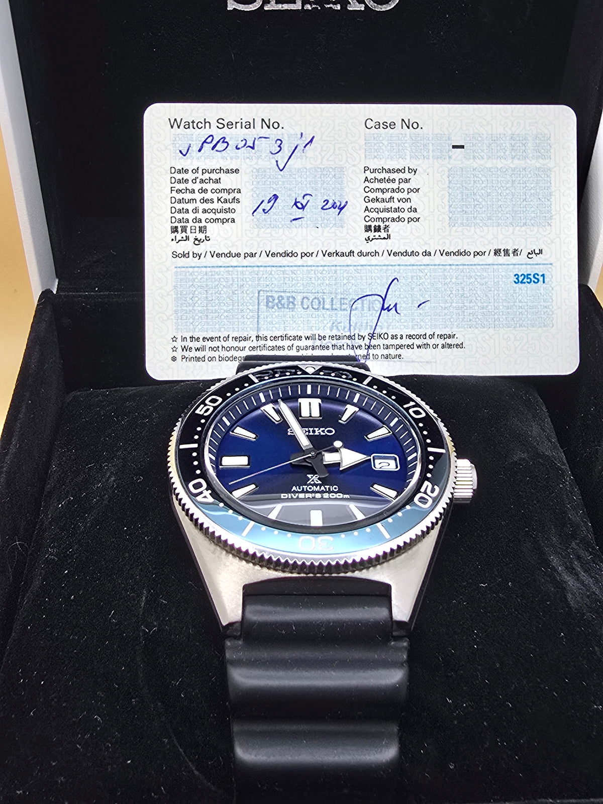 Seiko Prospex Sea 62MAS 42mm full set