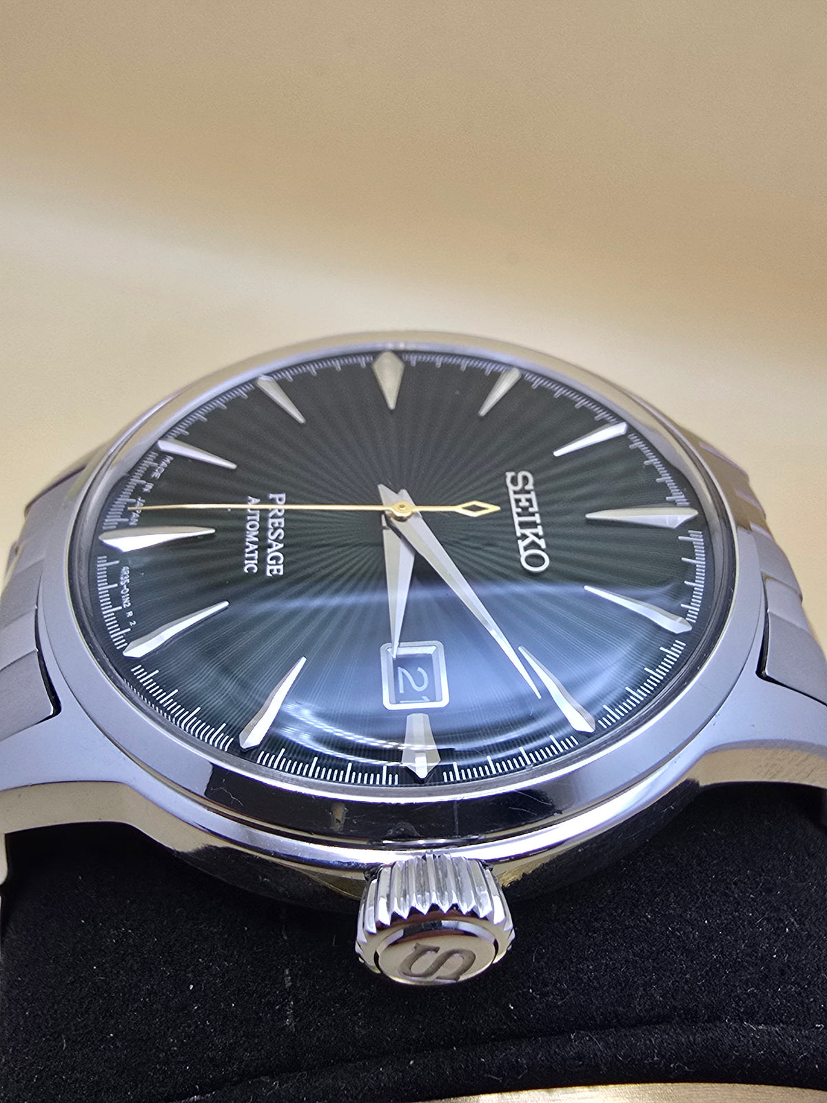Seiko Presage Green Cocktail Time 40.5mm full set
