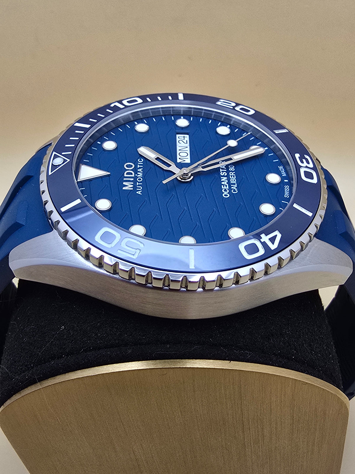 Mido Ocean Star Blue Ceramic 200c 42.5mm full set 06.2026