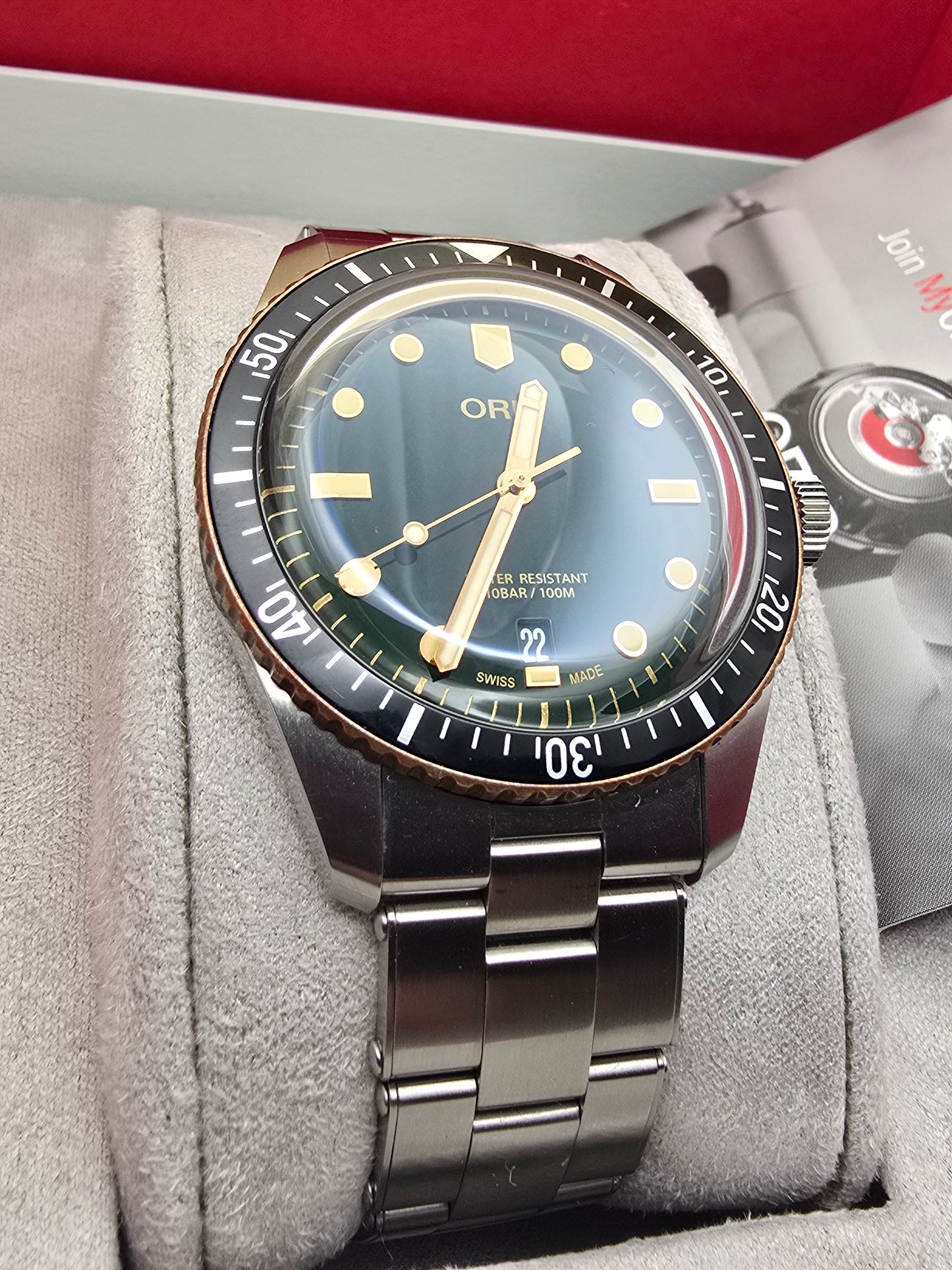 Oris Sixty-Five Green 40mm cutie/supracutie