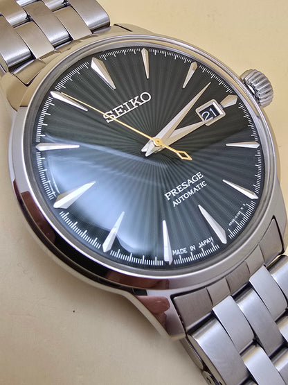 Seiko Presage Green Cocktail Time 40.5mm full set