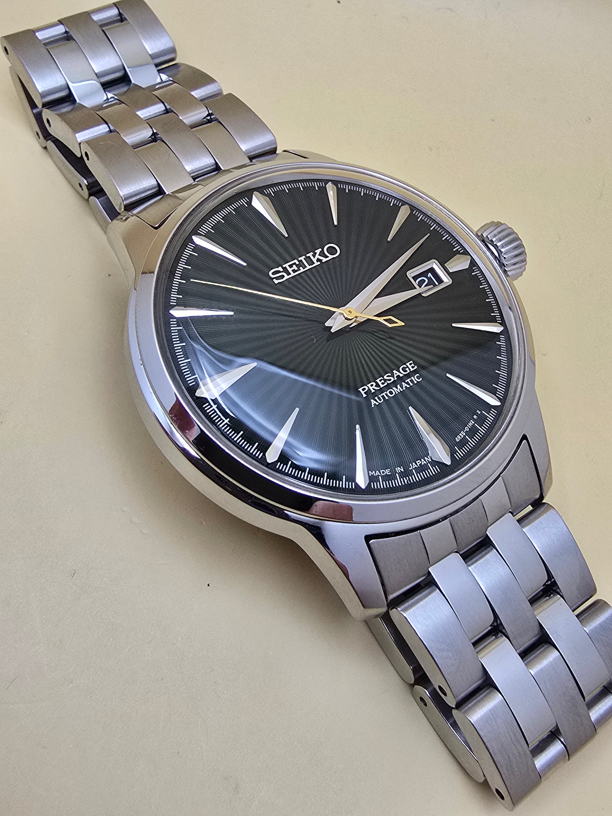 Seiko Presage Green Cocktail Time 40.5mm full set