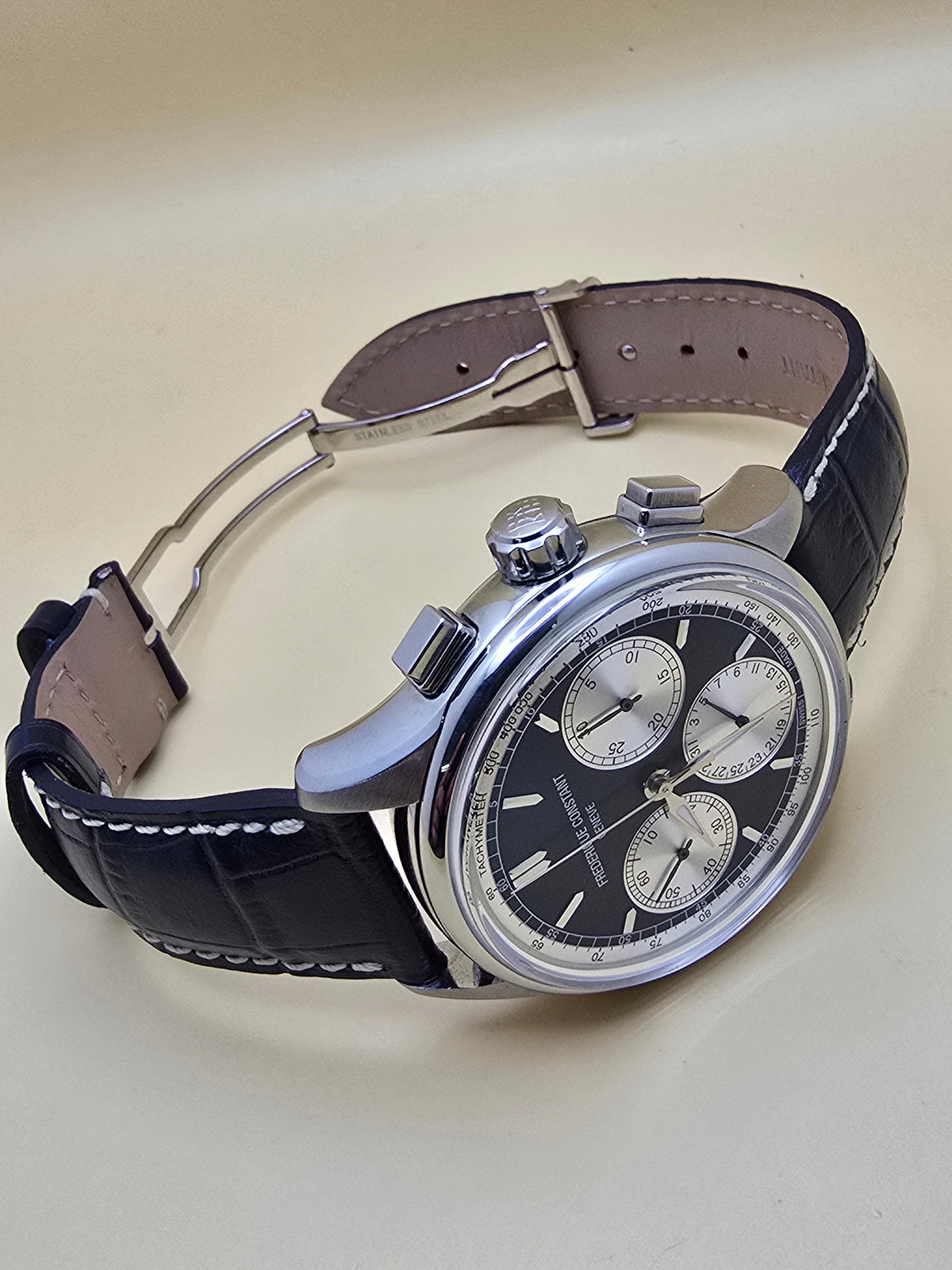 Frederique Constant Manufacture Flyback Cronograph 42mm cutie/supracutie/dovadă achiziție chrono24 2070euro