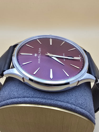 Hamilton Jazzmaster Thinline Burgundy 40mm full set ETA2892