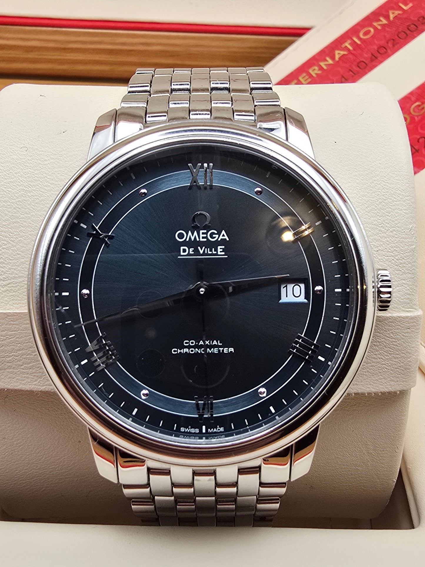 Omega De Ville Blue Co-Axial full set