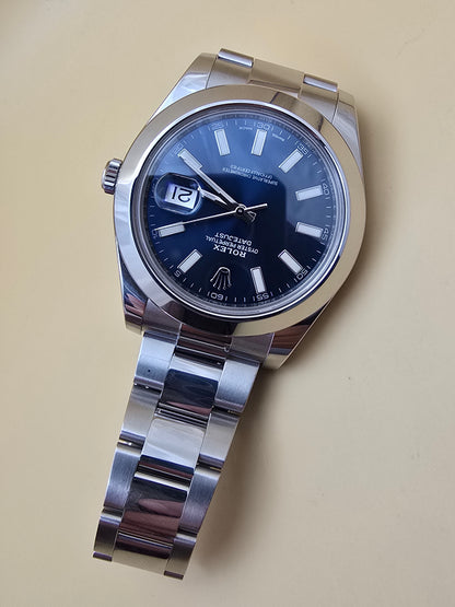 Rolex Datejust 41 Blue full set 2017 8450euro