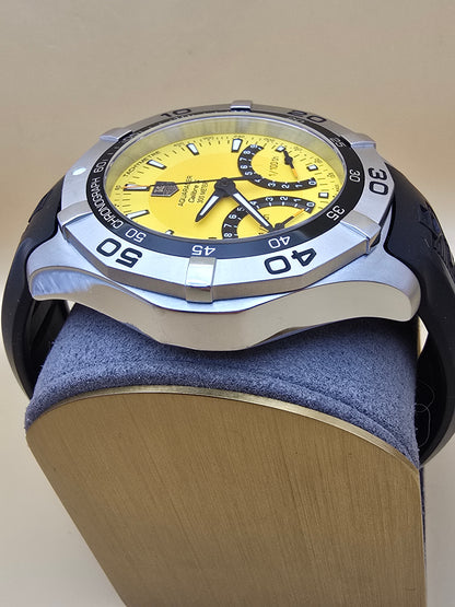 TAG Heuer Aquaracer Yellow Caliber S 43mm full set