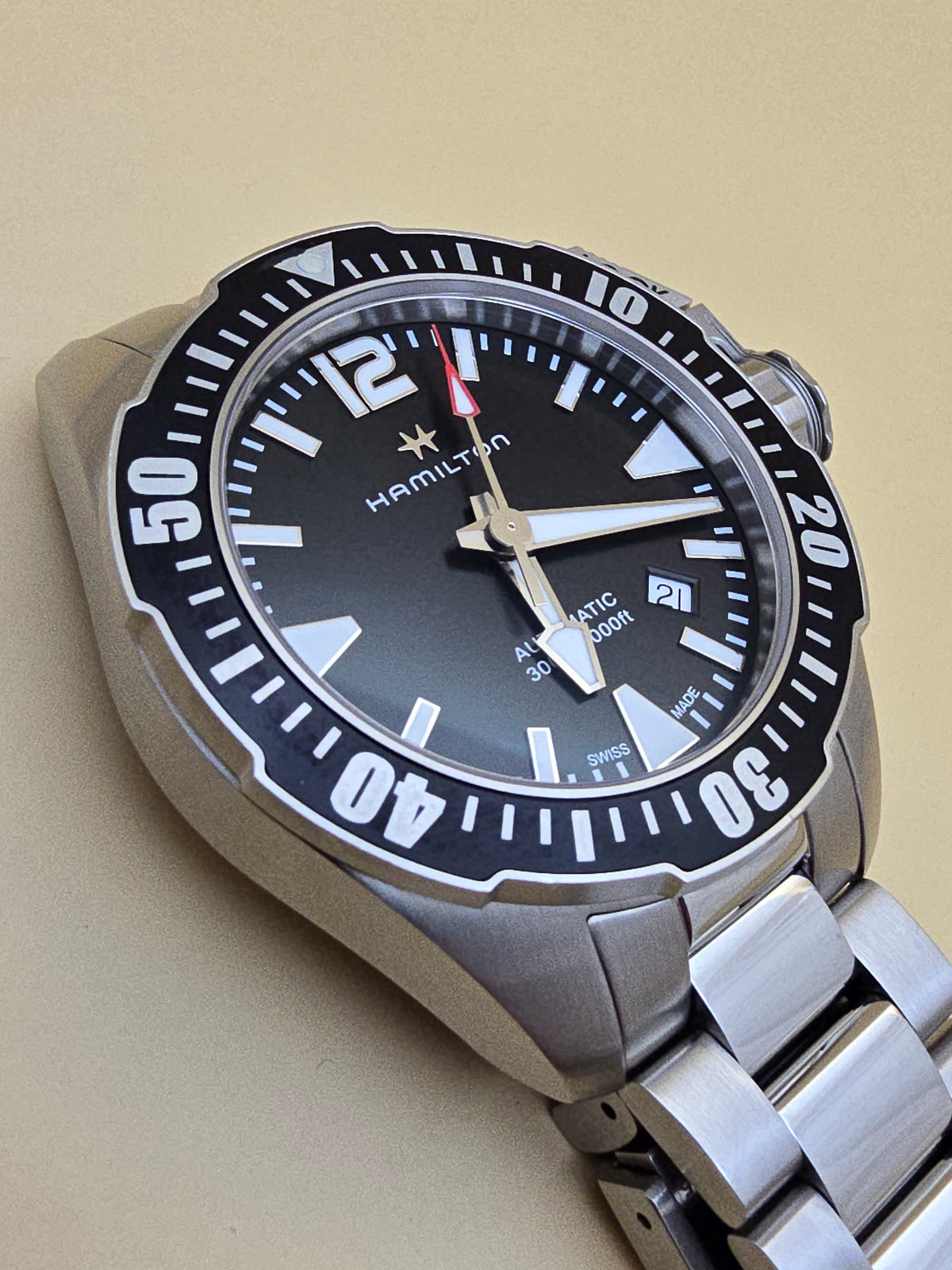 Hamilton Khaki Navy Frogman 42mm 2025 cutie/supracutie/garanție+factură dealer
