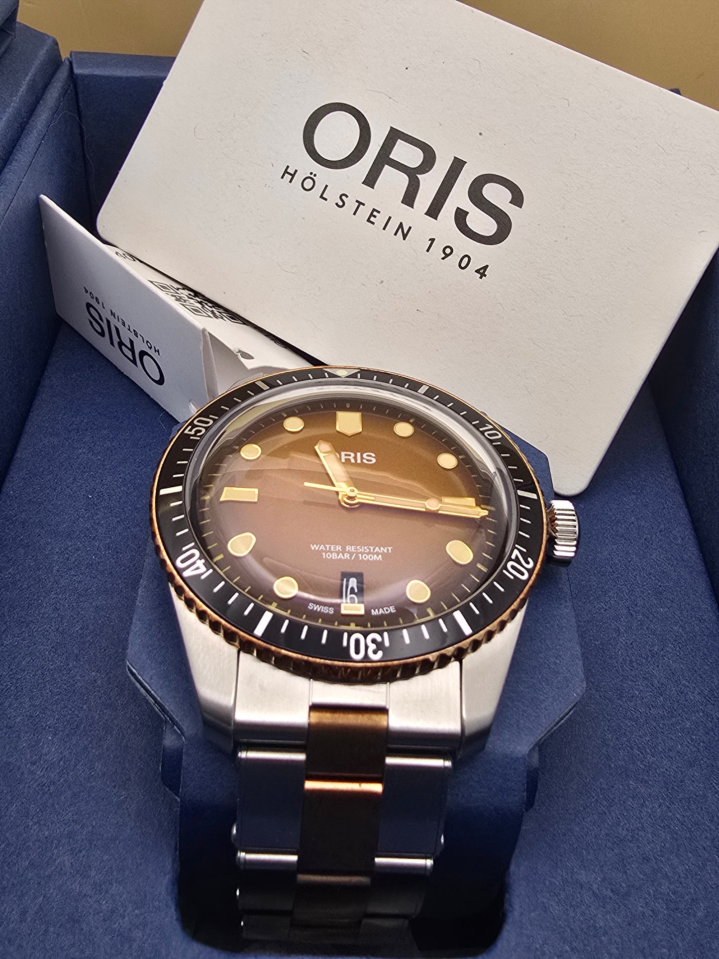 Oris Sixty-Five "Sunset" Bronze 40.5mm 2025 full set