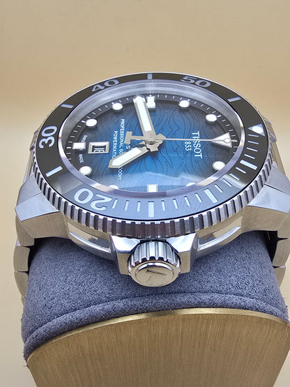 Tissot Seastar 2000 Ceramic 600m Powermatic80 46mm cutie/acte