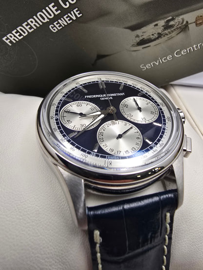 Frederique Constant Manufacture Flyback Cronograph 42mm cutie/supracutie/dovadă achiziție chrono24 2070euro