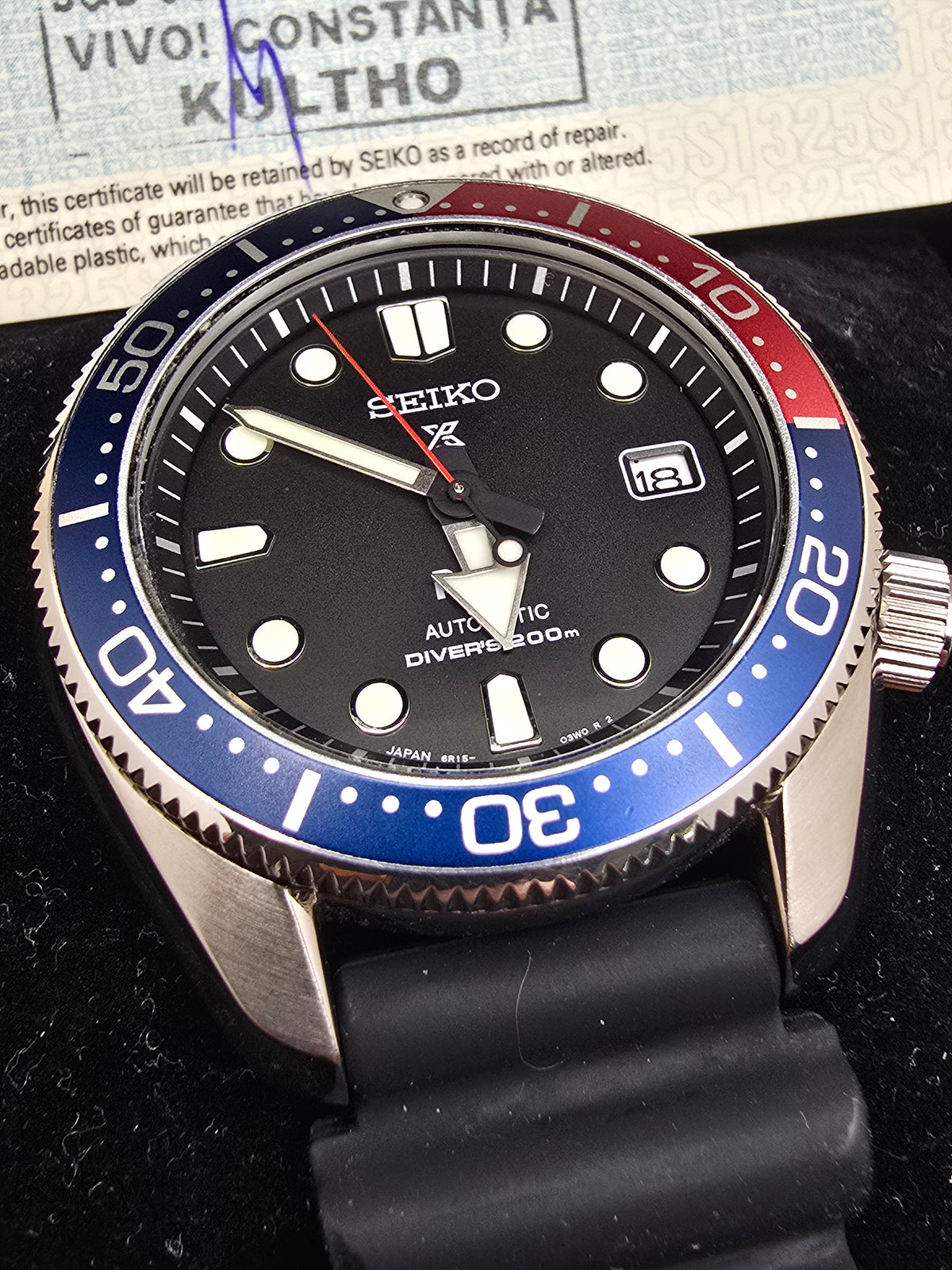 Seiko Marine Master 2.0 Pepsi 44mm 6R full set 2023