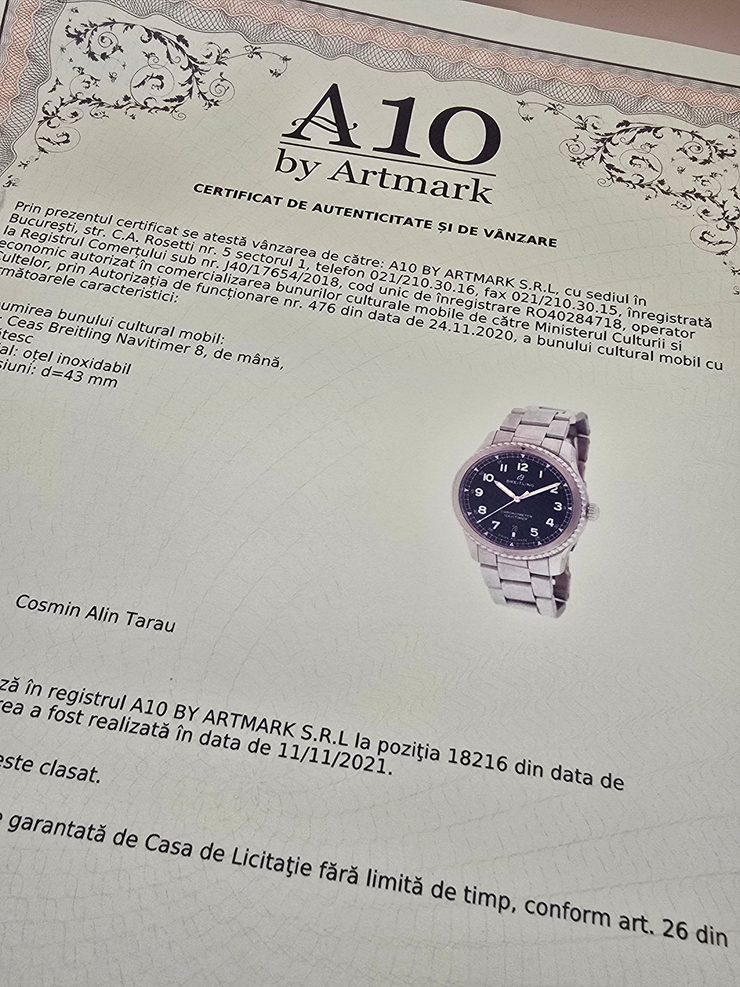 Breitling Navitimer B8 2450Euro