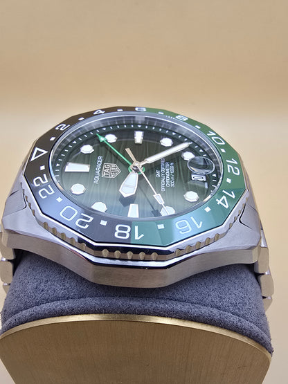 TAG Heuer Aquaracer Green GMT Ceramic 42mm full set 2025 3000eur