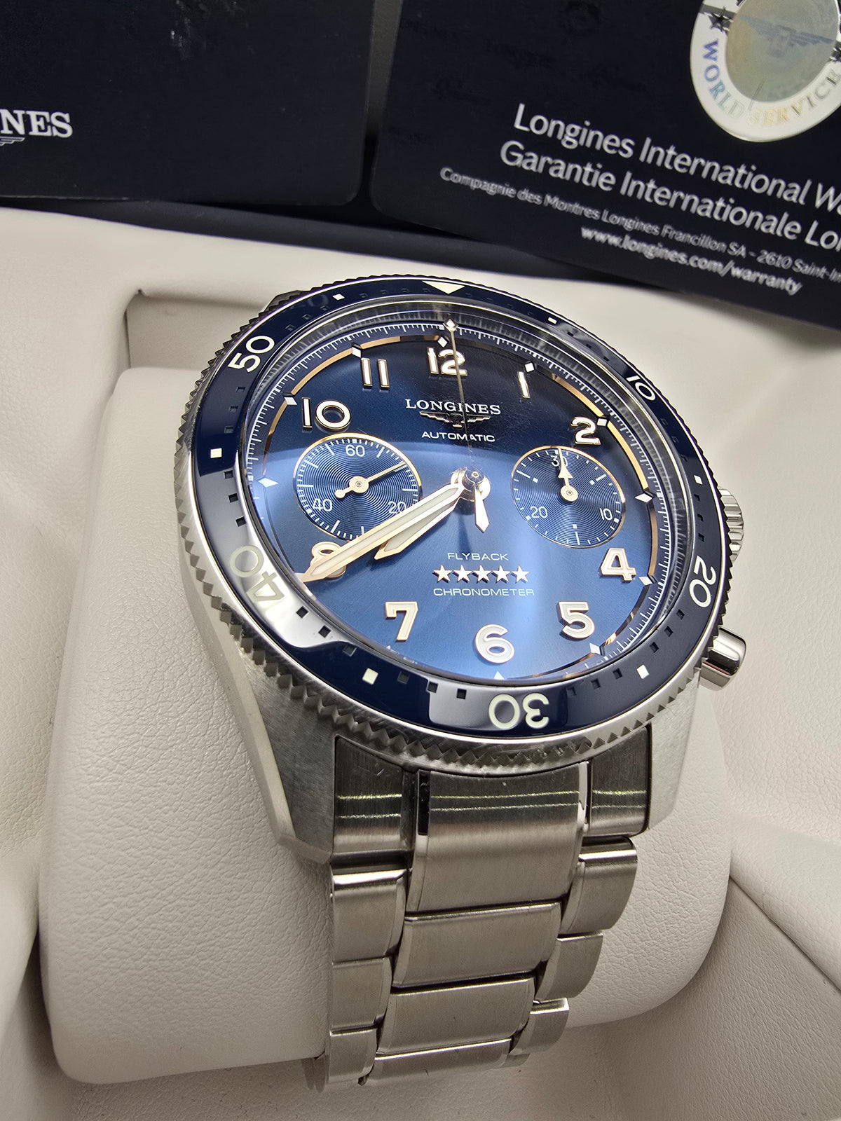 Longines Spirit Flyback Cronograph Chronometer 42mm full set