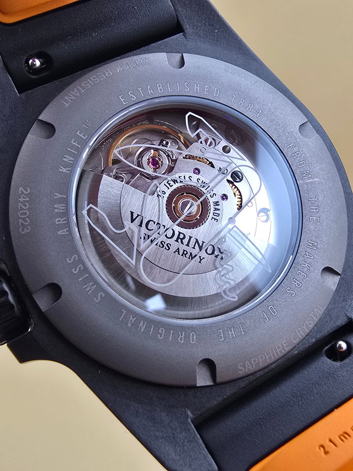Swiss Army Carbon I.N.O.X. Automatic 41mm full set