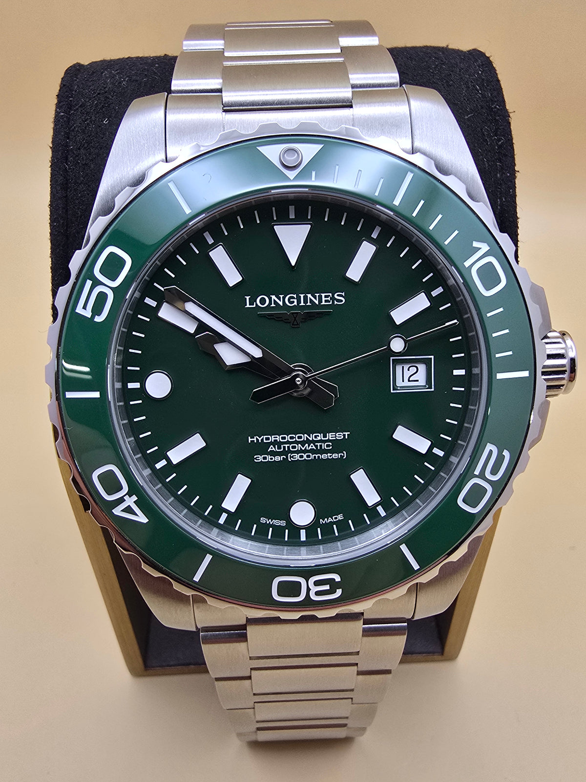 Longines New Hydroconquest Green Ceramic 42mm full set 31.07.2026