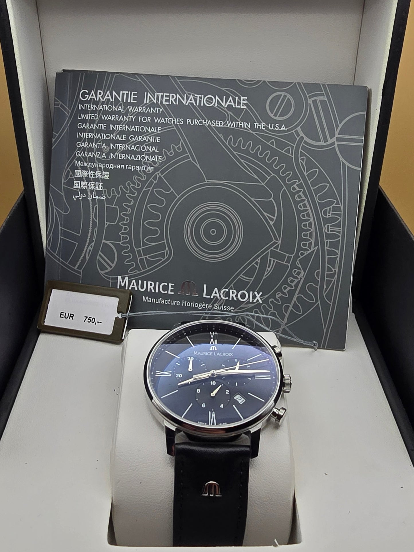 Maurice Lacroix Eliros Cronograph cutie/cărți