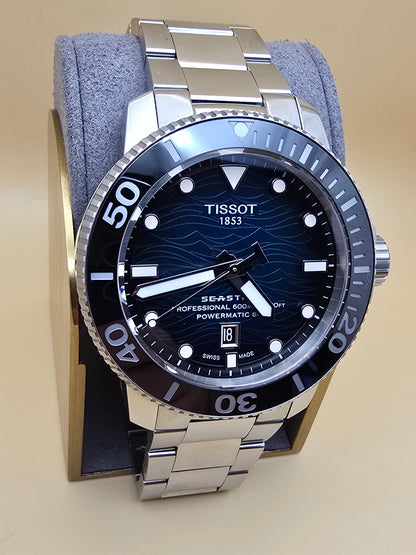 Tissot Seastar 2000 Ceramic 600m Powermatic80 46mm cutie/acte
