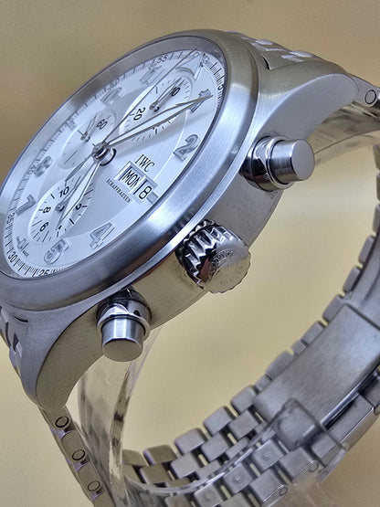 IWC Spitfire Chrono White Dial 42mm 2800eur