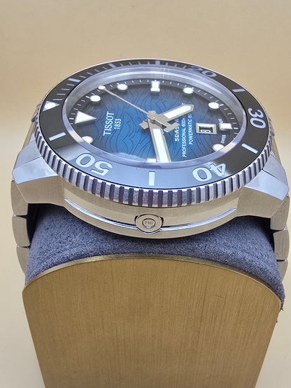 Tissot Seastar 2000 Ceramic 600m Powermatic80 46mm cutie/acte