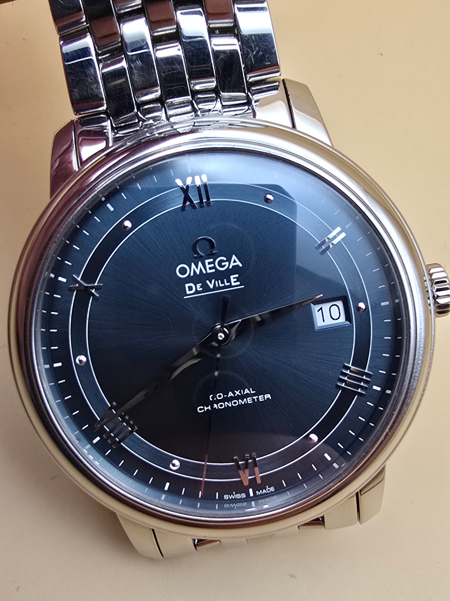 Omega De Ville Blue Co-Axial full set