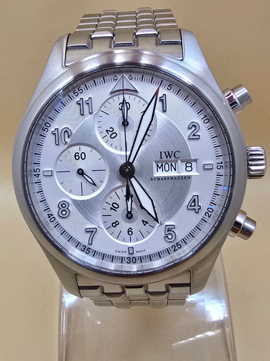 IWC Spitfire Chrono White Dial 42mm 2800eur